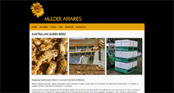 Desktop Screenshot of mulderapiaries.com.au