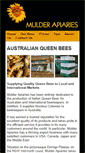 Mobile Screenshot of mulderapiaries.com.au